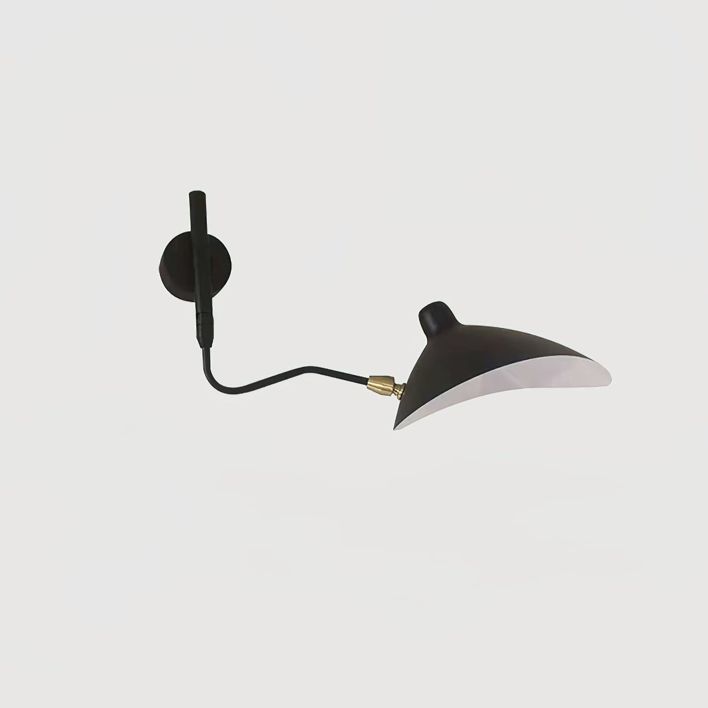 Serge Mouille Wall Sconce | Metal & Aluminum | Black | Set of 2