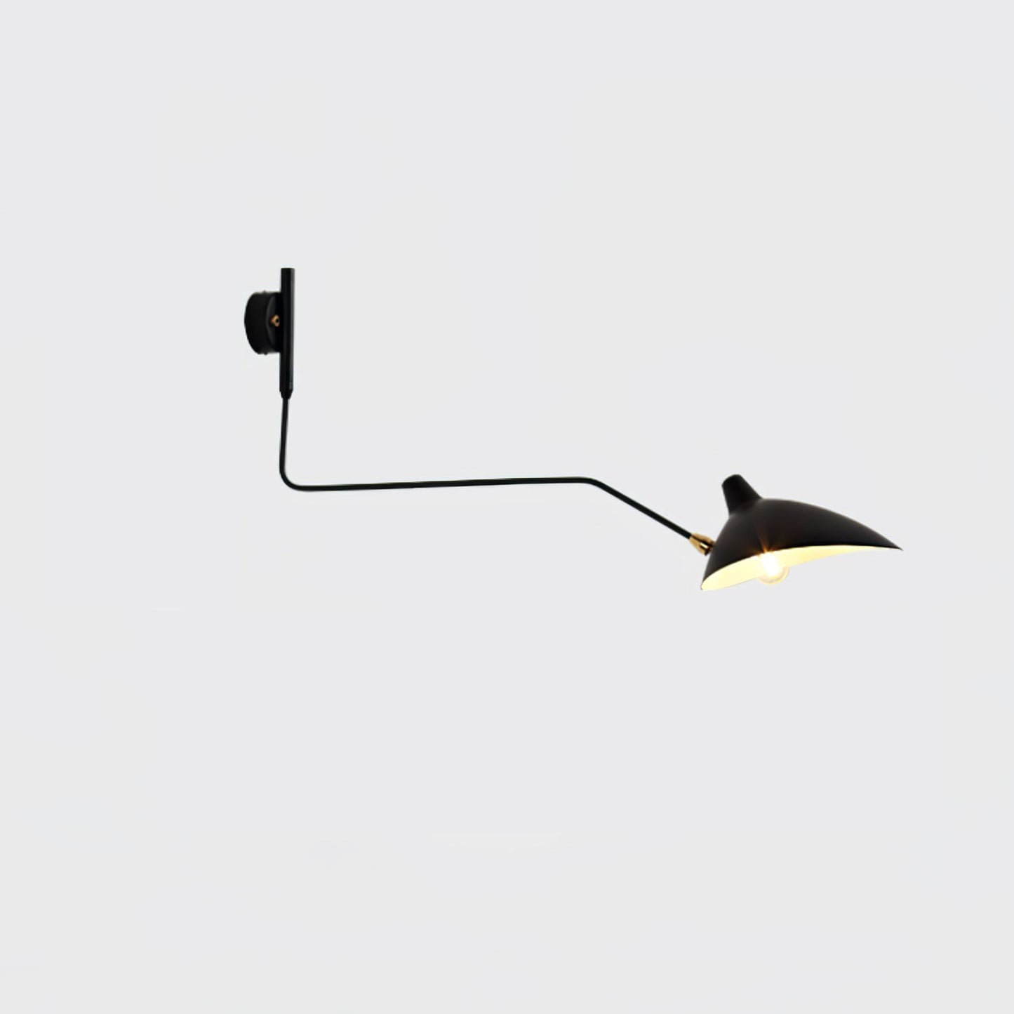 Serge Mouille Wall Sconce | Metal & Aluminum | Black | Set of 2
