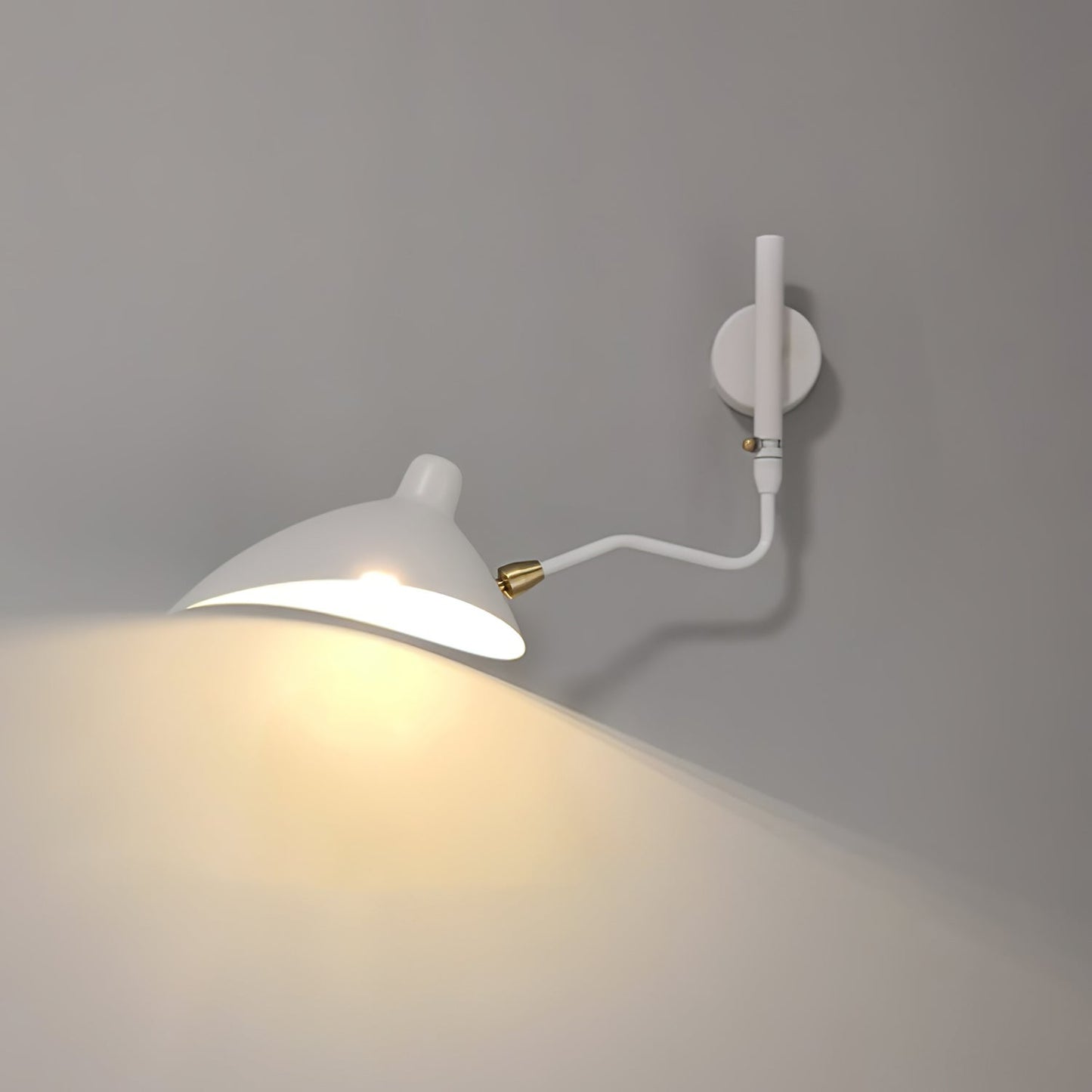Serge Mouille Wall Sconce | Metal & Aluminum | Black | Set of 2