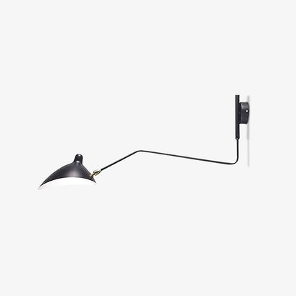Serge Mouille Wall Sconce | Metal & Aluminum | Black | Set of 2