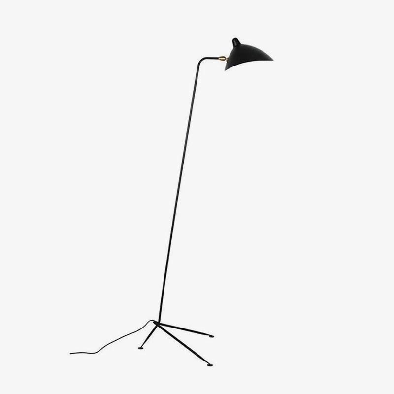 Serge Mouille Floor Lamp | Metal & Aluminum | White or Black