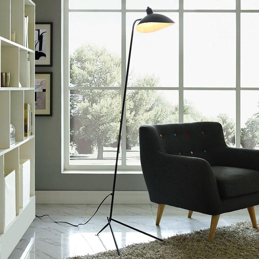 Serge Mouille Floor Lamp | Metal & Aluminum | White or Black