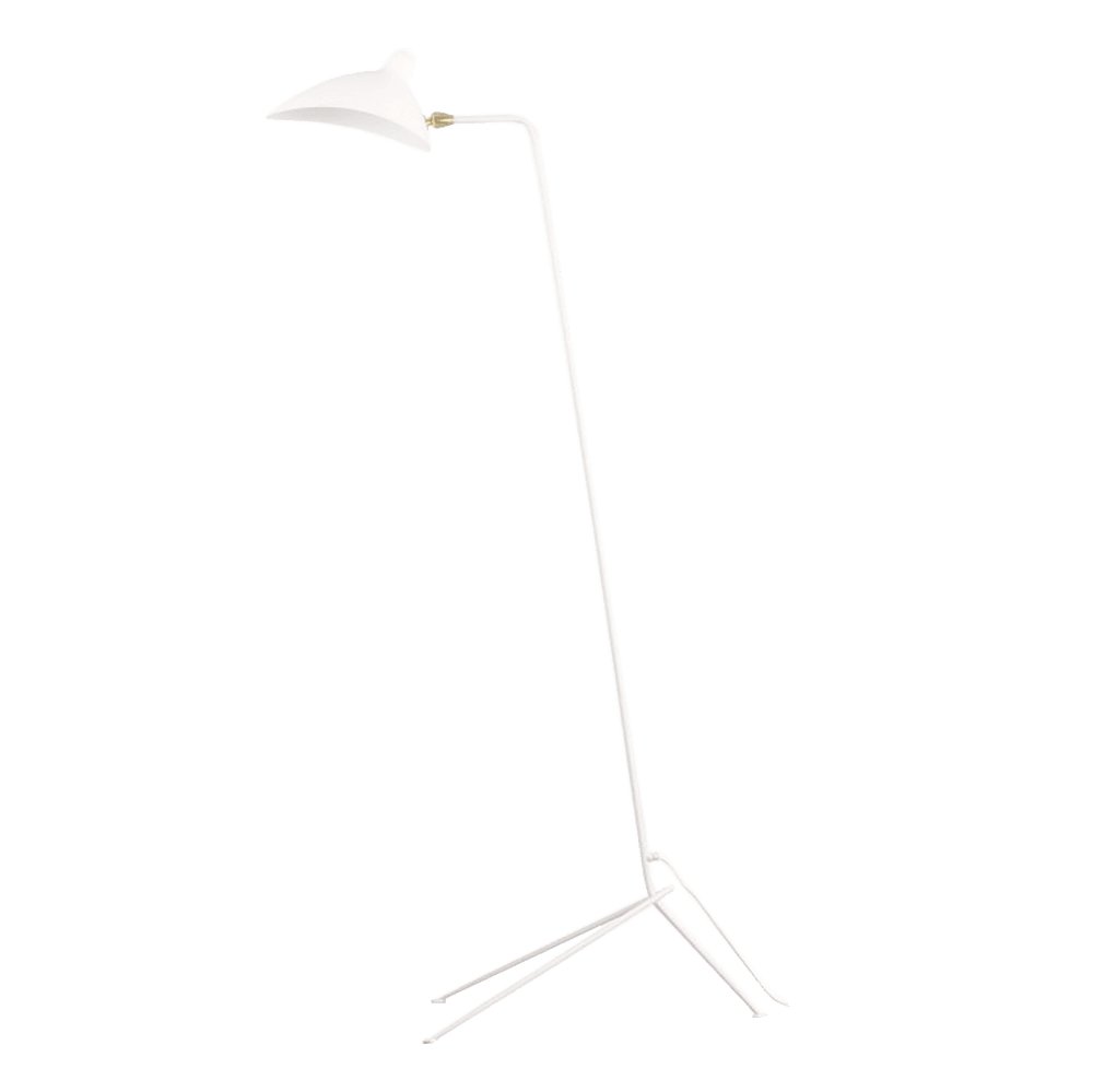 Serge Mouille Floor Lamp | Metal & Aluminum | White or Black