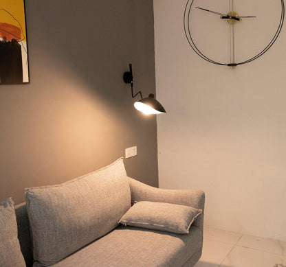 Serge Mouille Wall Sconce | Metal & Aluminum | Black | Set of 2