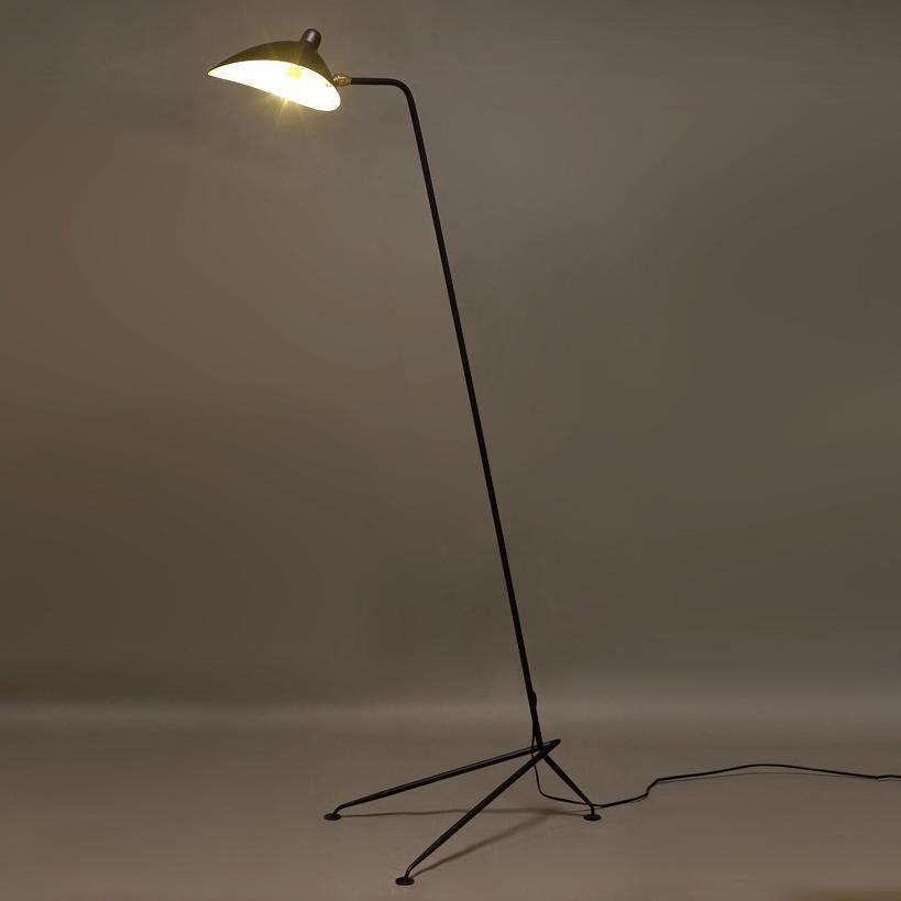 Serge Mouille Floor Lamp | Metal & Aluminum | White or Black