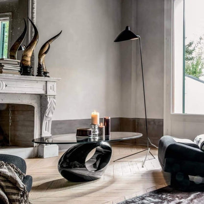 Serge Mouille Floor Lamp | Metal & Aluminum | White or Black