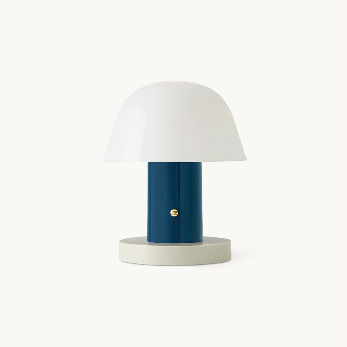 Setago Table Lamp | Metal & Acrylic | Brown & Blue, Blue & Beige, Camel & Green