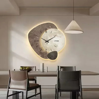 Horloge Murale | Bois Naturel | Silencieuse