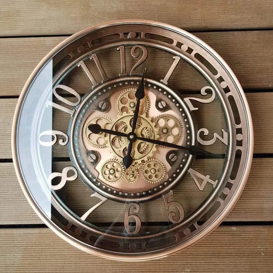 Horloge Murale | Cuivre Vintage | 53cm
