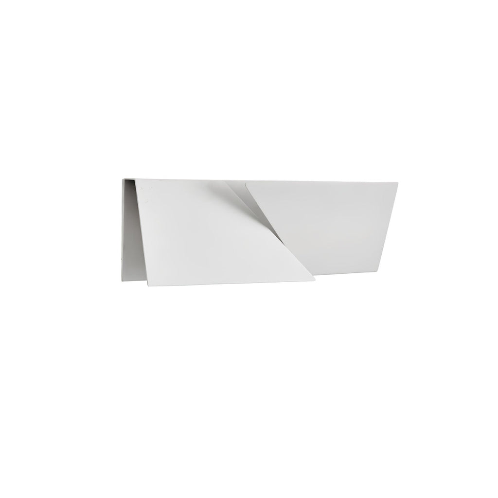 Wall Sconce Set | Rechargeable Laser-Cut Aluminum | Matte White