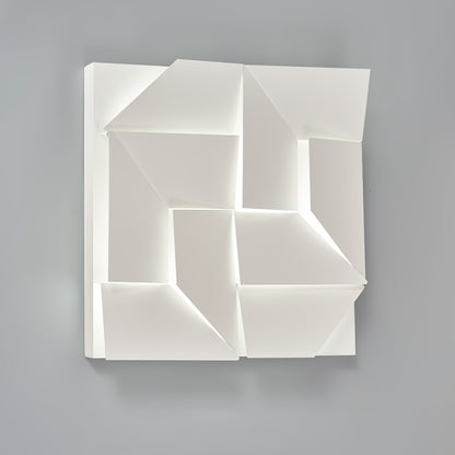 Wall Sconce Set | Rechargeable Laser-Cut Aluminum | Matte White