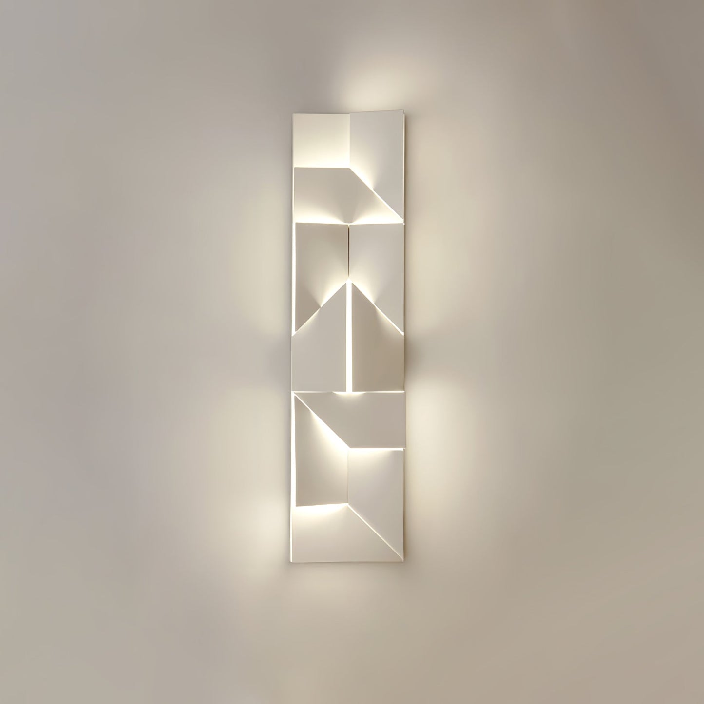 Wall Sconce Light | Laser-Cut Aluminum | Set of 2, White