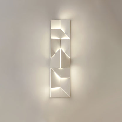 Wall Sconce Set | Rechargeable Laser-Cut Aluminum | Matte White