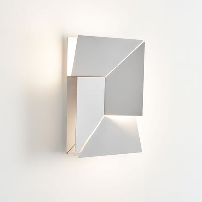 Wall Sconce Set | Rechargeable Laser-Cut Aluminum | Matte White