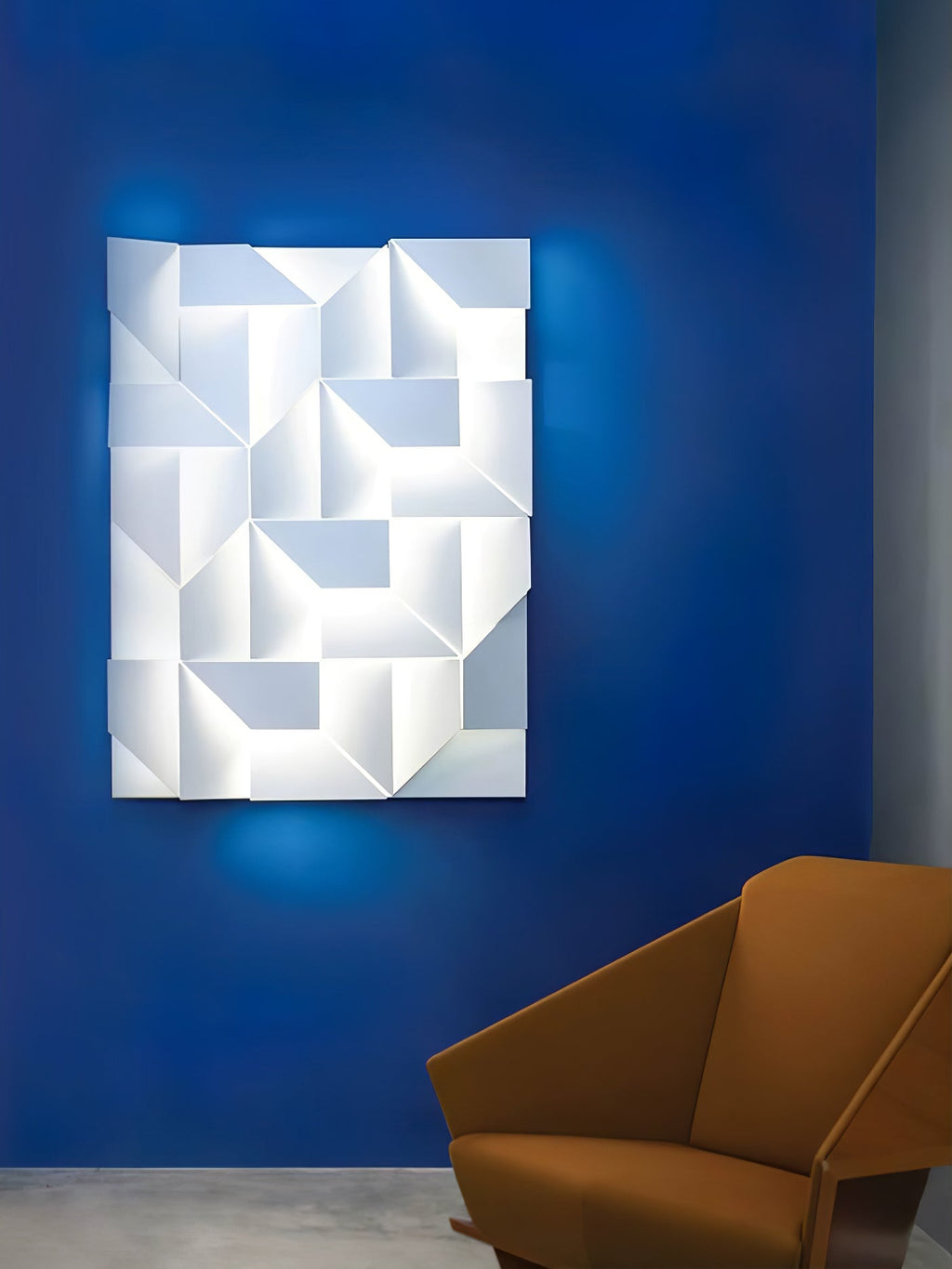 Wall Sconce Set | Rechargeable Laser-Cut Aluminum | Matte White