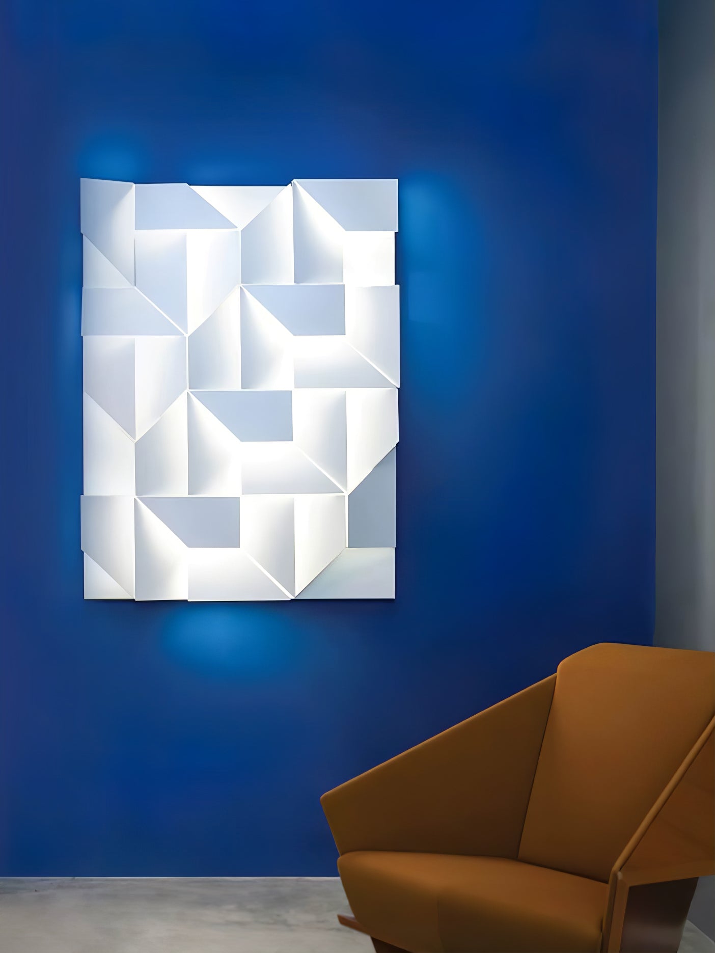 Wall Sconce Set | Rechargeable Laser-Cut Aluminum | Matte White