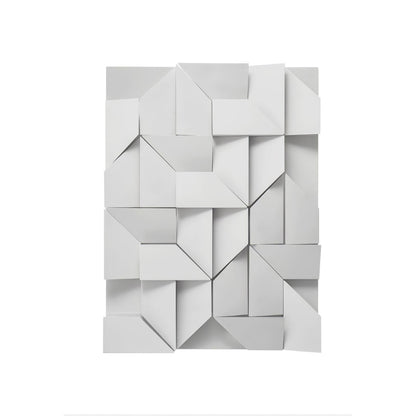Wall Sconce Set | Rechargeable Laser-Cut Aluminum | Matte White