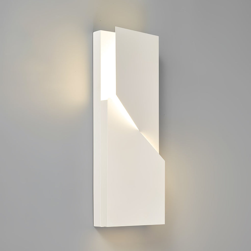 Wall Sconce Set | Rechargeable Laser-Cut Aluminum | Matte White