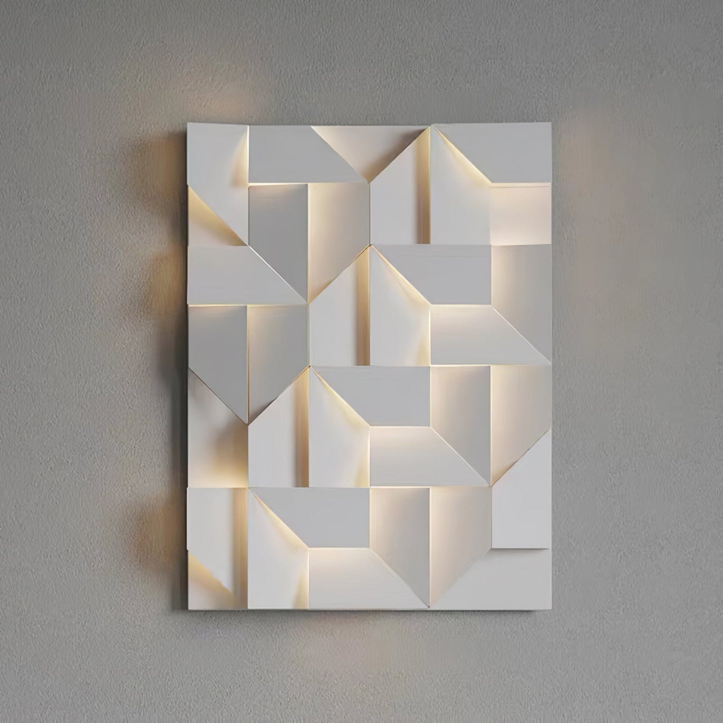 Wall Sconce Light | Laser-Cut Aluminum | Set of 2, White