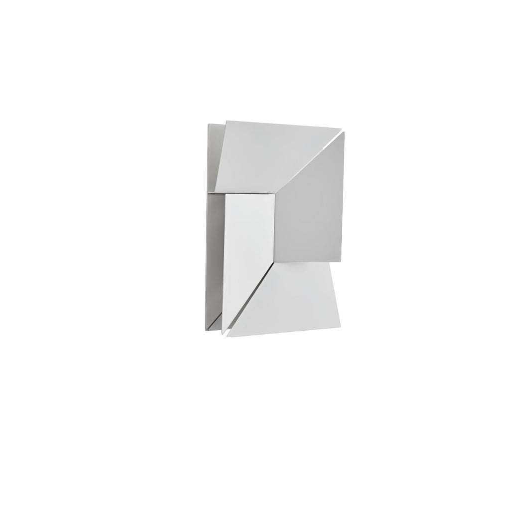 Wall Sconce Set | Rechargeable Laser-Cut Aluminum | Matte White