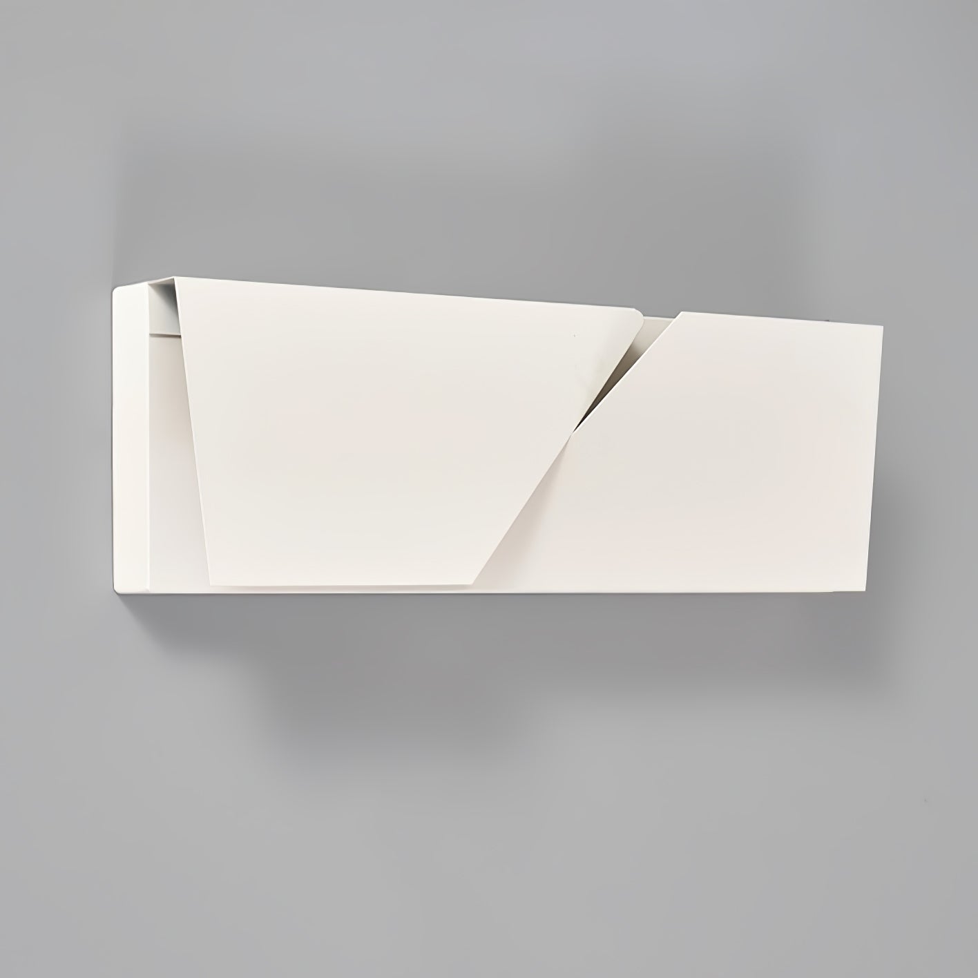 Wall Sconce Set | Rechargeable Laser-Cut Aluminum | Matte White