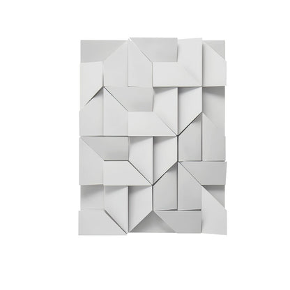 Wall Sconce Set | Rechargeable Laser-Cut Aluminum | Matte White
