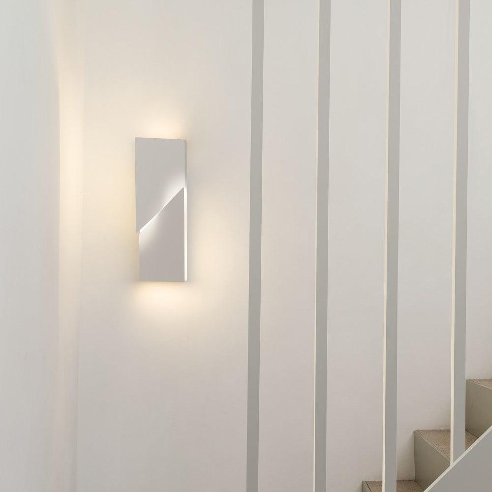 Wall Sconce Set | Rechargeable Laser-Cut Aluminum | Matte White
