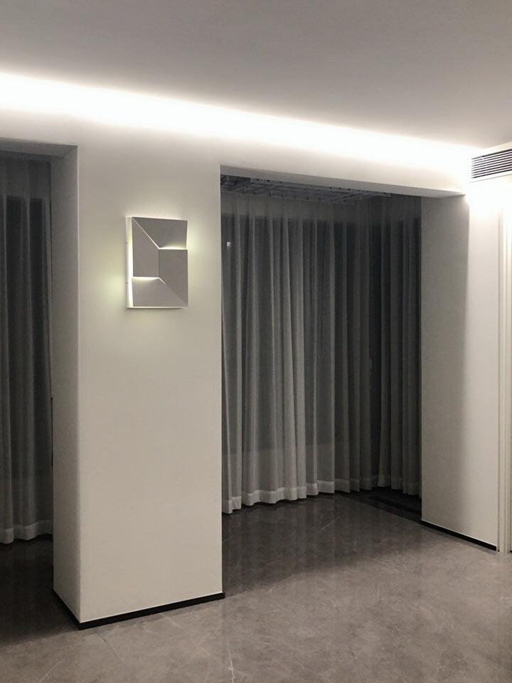 Wall Sconce Set | Rechargeable Laser-Cut Aluminum | Matte White