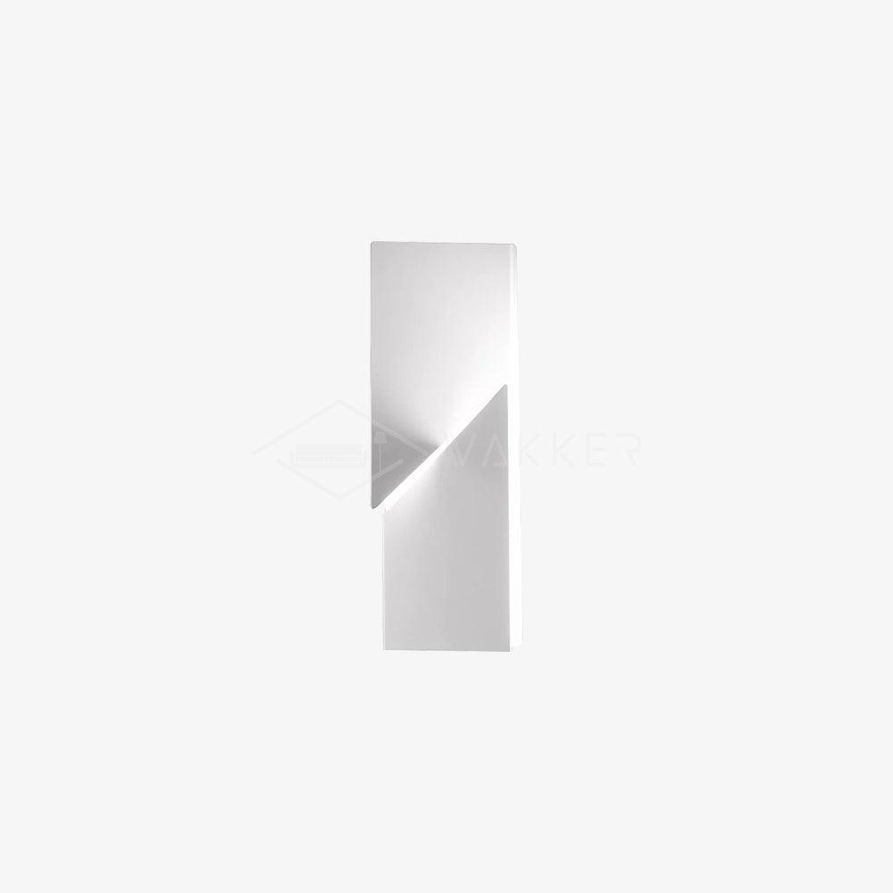 Wall Sconce Set | Rechargeable Laser-Cut Aluminum | Matte White