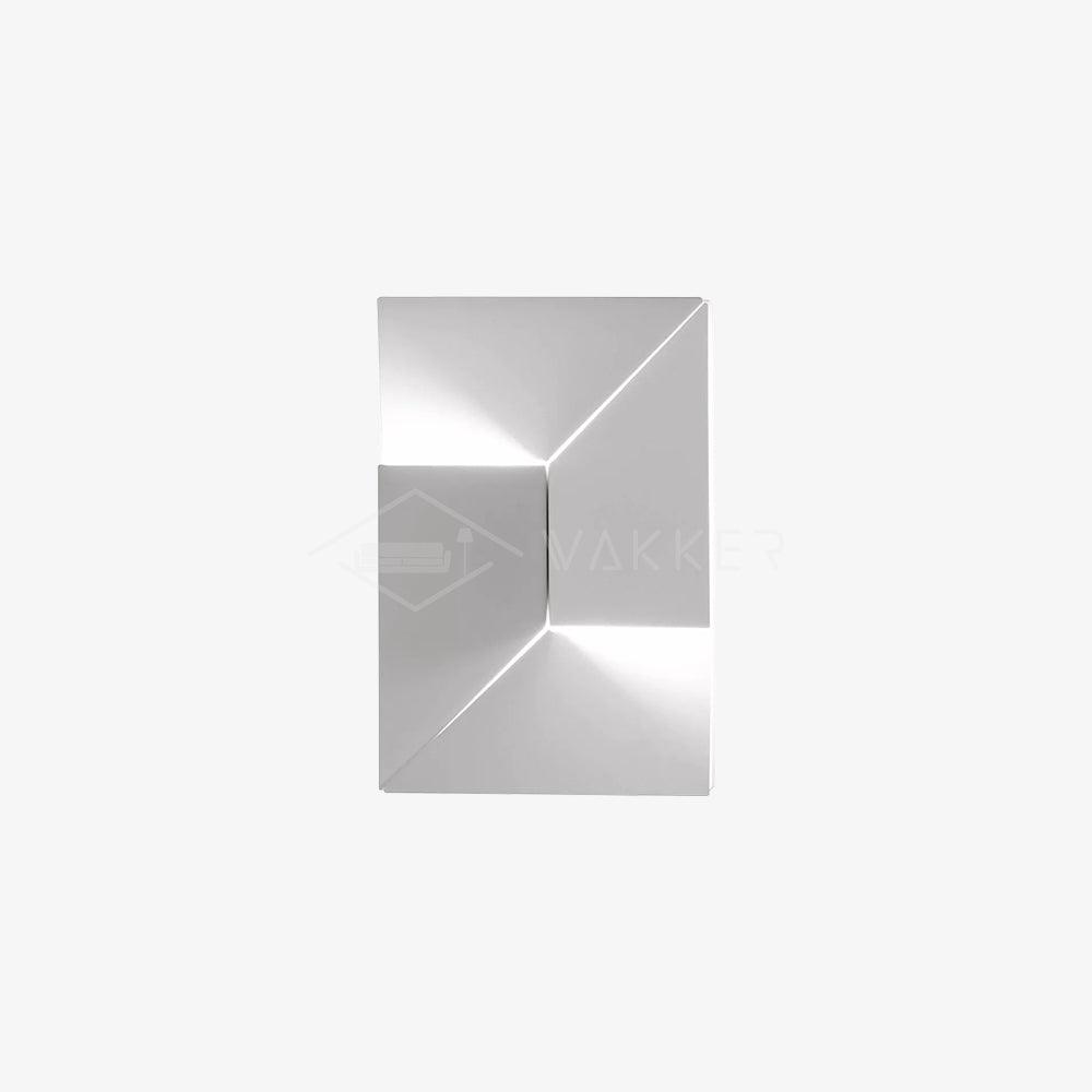 Wall Sconce Set | Rechargeable Laser-Cut Aluminum | Matte White