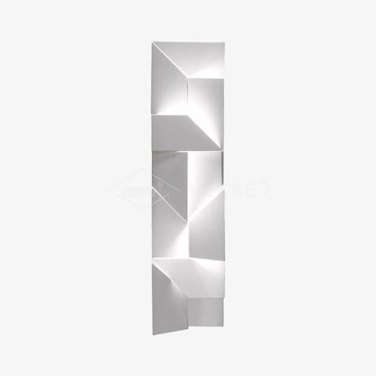 Wall Sconce Set | Rechargeable Laser-Cut Aluminum | Matte White