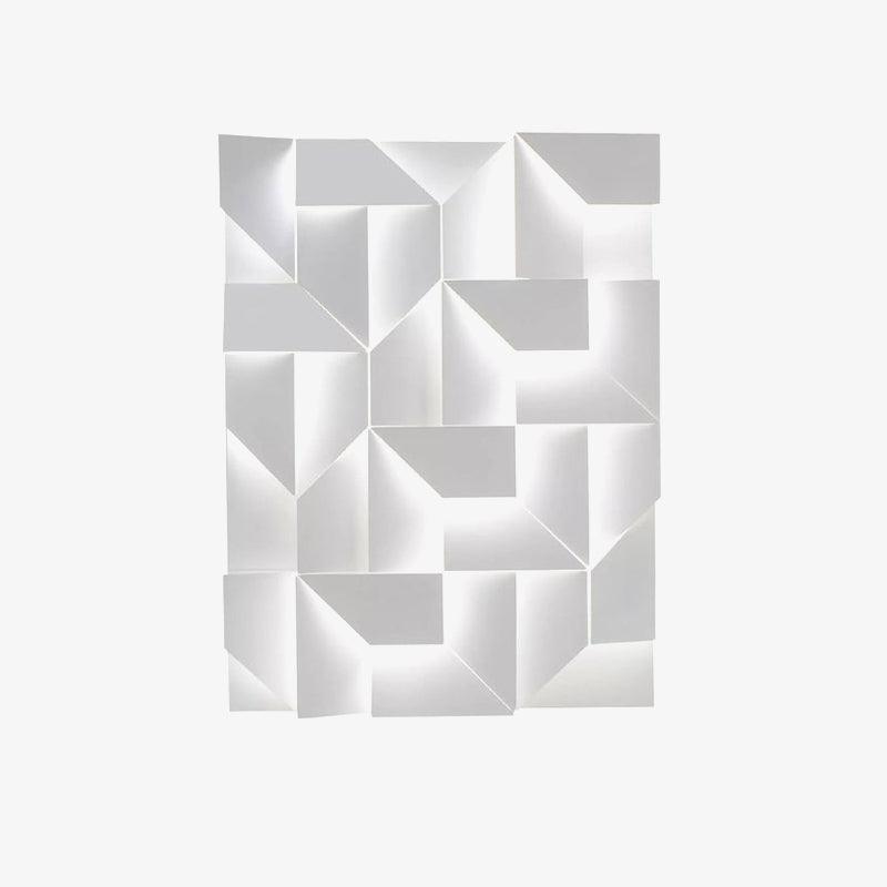 Wall Sconce Set | Rechargeable Laser-Cut Aluminum | Matte White