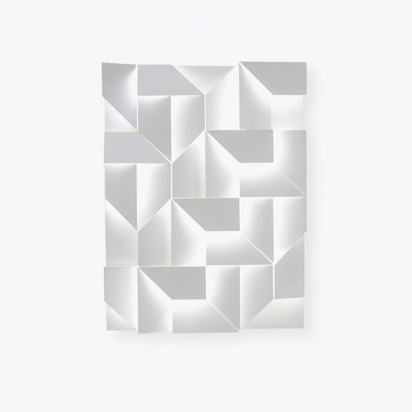 Wall Sconce Set | Rechargeable Laser-Cut Aluminum | Matte White