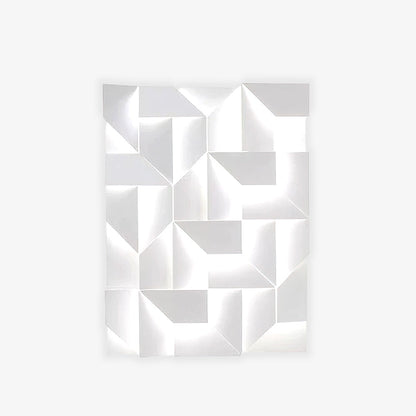 Wall Sconce Set | Rechargeable Laser-Cut Aluminum | Matte White