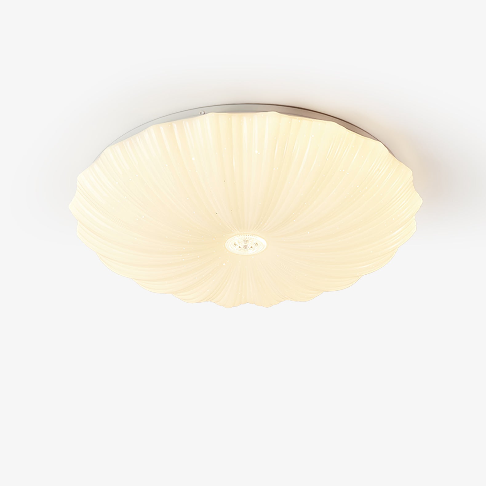 Acrylic Shell Ceiling Lamp | Metal & Acrylic | White