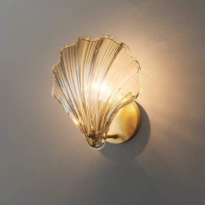 Shell Wall Light | Brass Finish | Set of 2