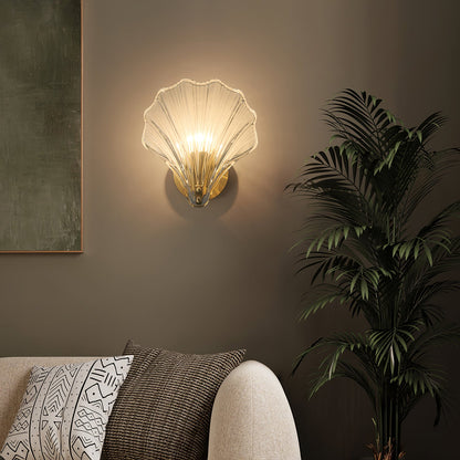 Shell Wall Light | Brass Finish | Set of 2
