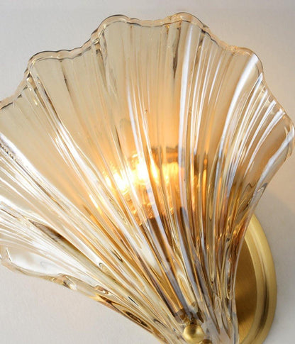 Shell Wall Light | Brass Finish | Set of 2