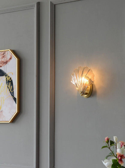 Shell Wall Light | Brass Finish | Set of 2