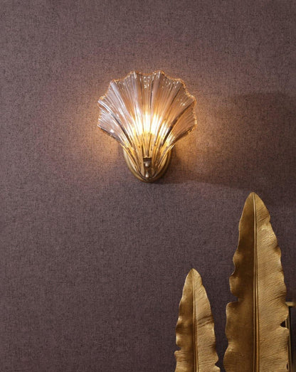 Shell Wall Light | Brass Finish | Set of 2