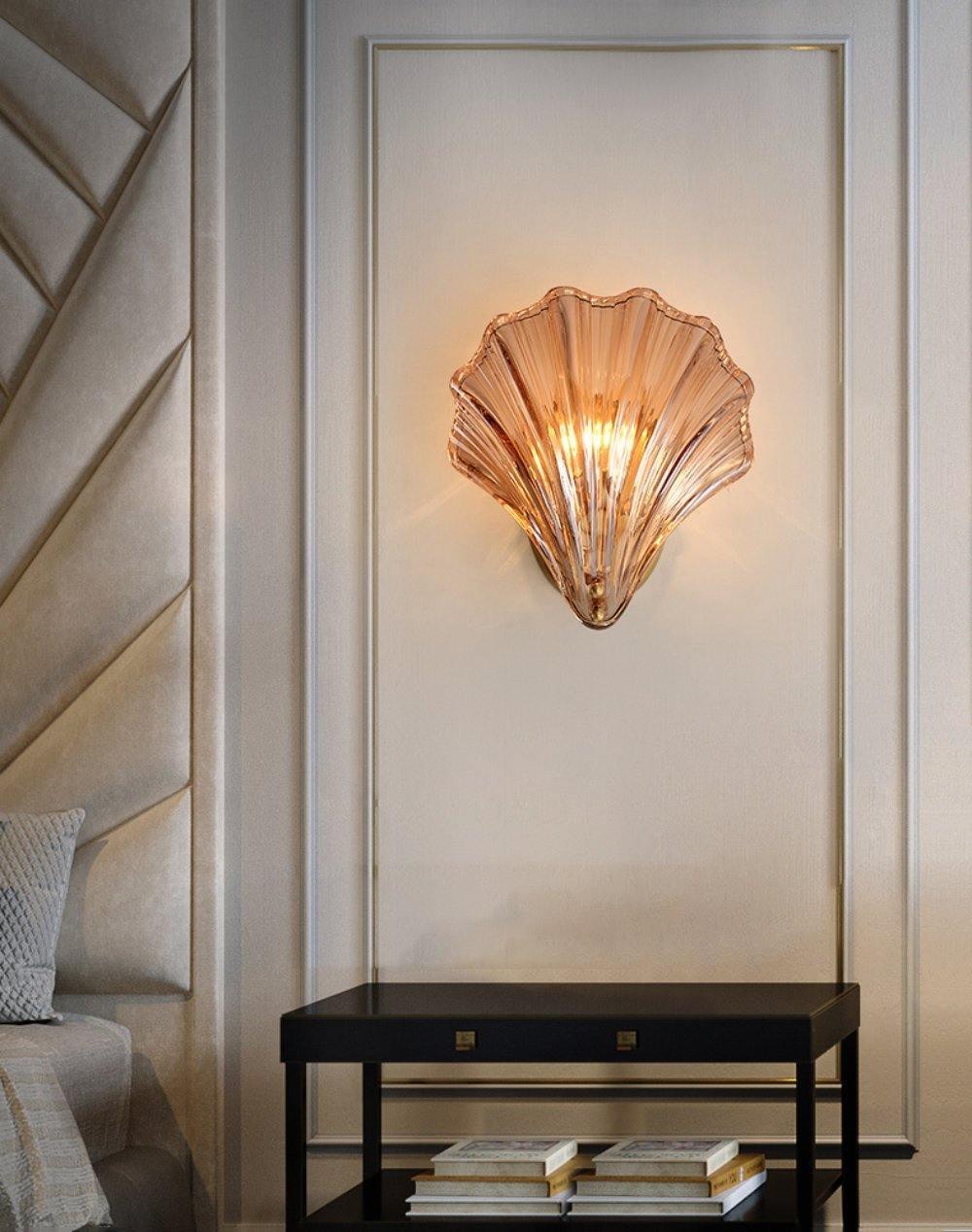 Shell Wall Light | Brass Finish | Set of 2