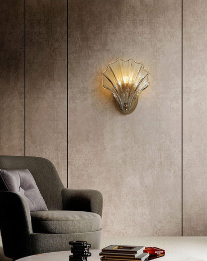 Shell Wall Light | Brass Finish | Set of 2