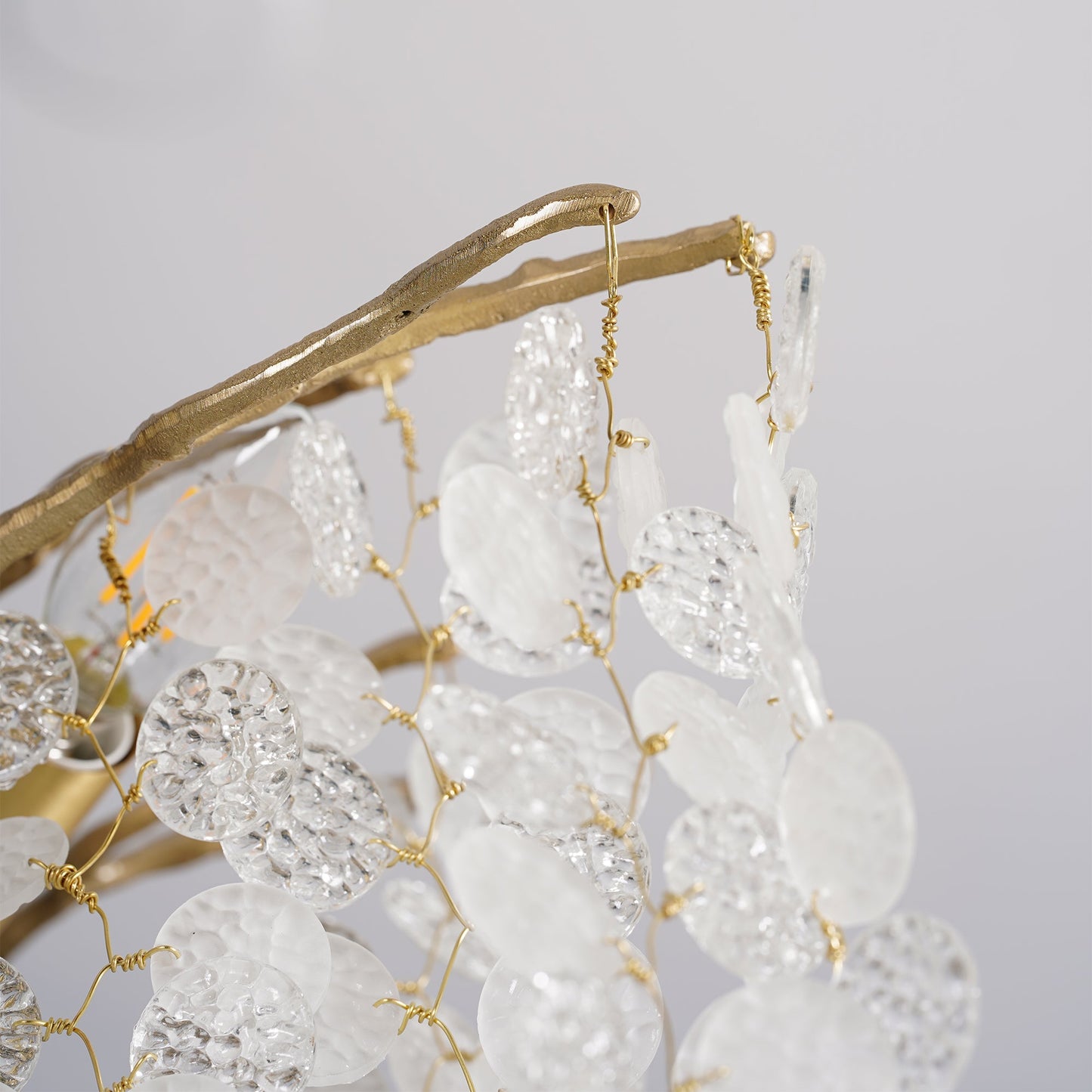 Crystal Chandelier | Brass & Nickel Finish | Multiple Diameter Options