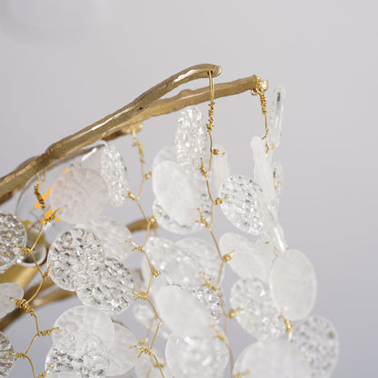 Crystal Chandelier | Brass & Nickel Finish | Multiple Diameter Options