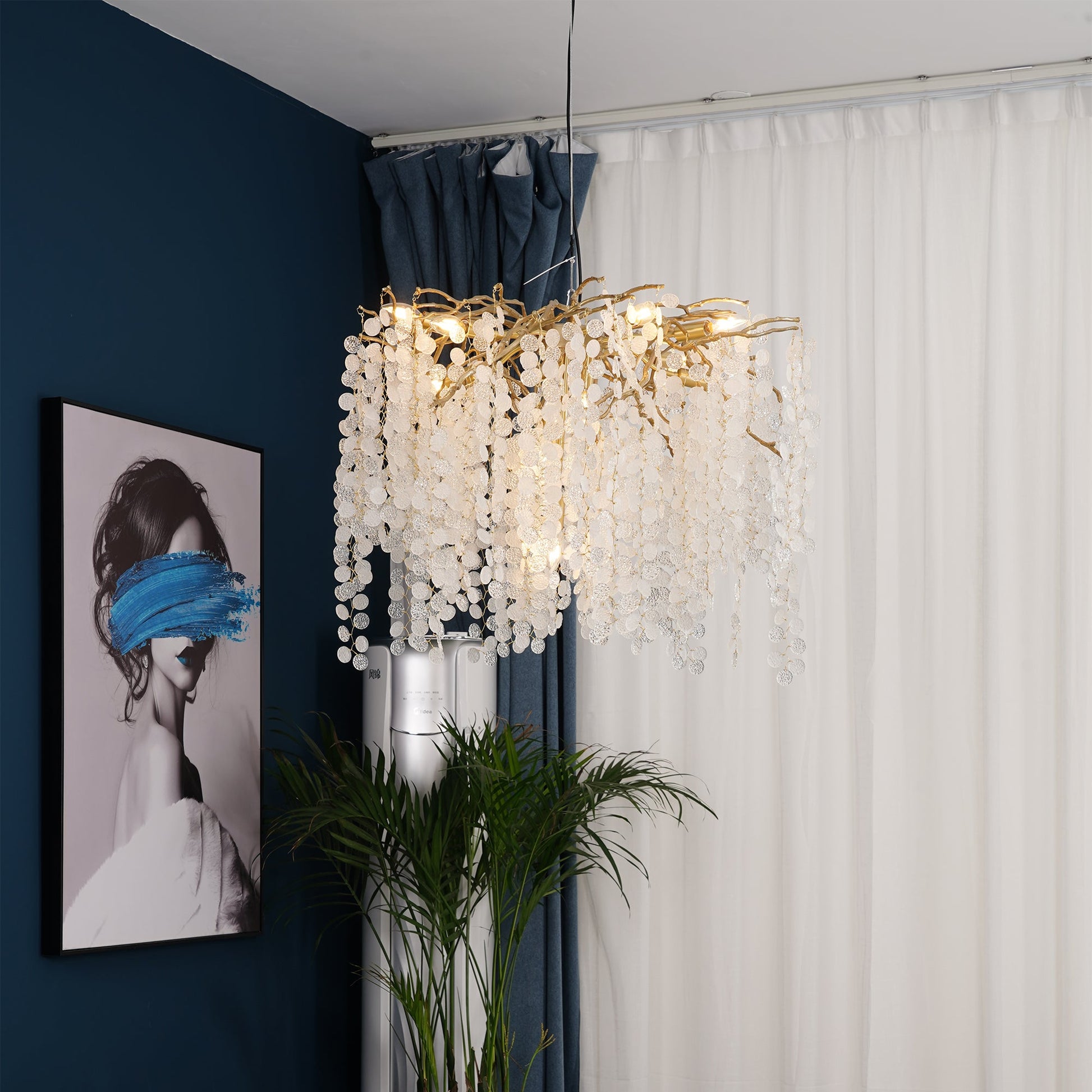 Shiro Noda Crystal Chandelier
