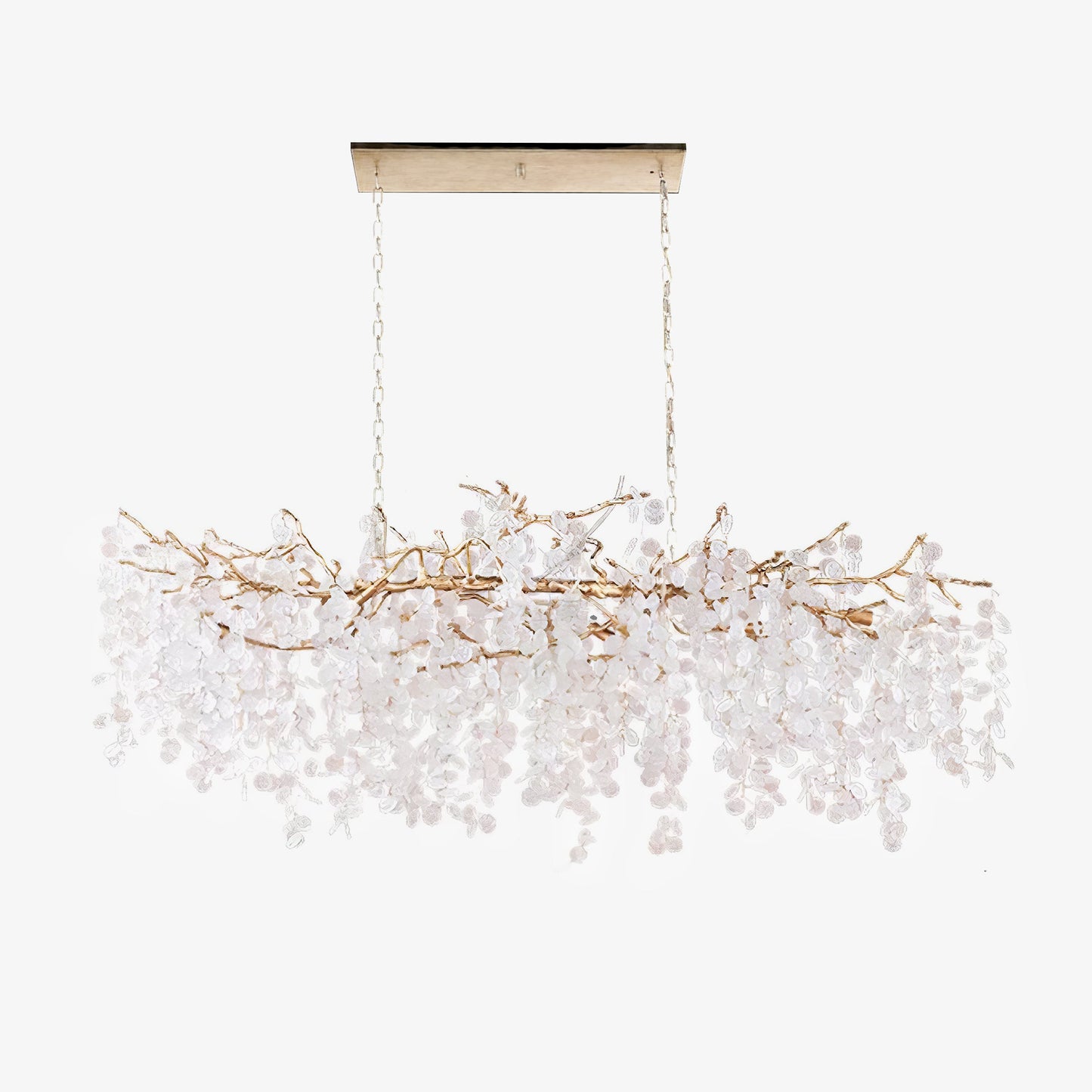 Crystal Chandelier | Brass & Nickel Finish | Multiple Diameter Options