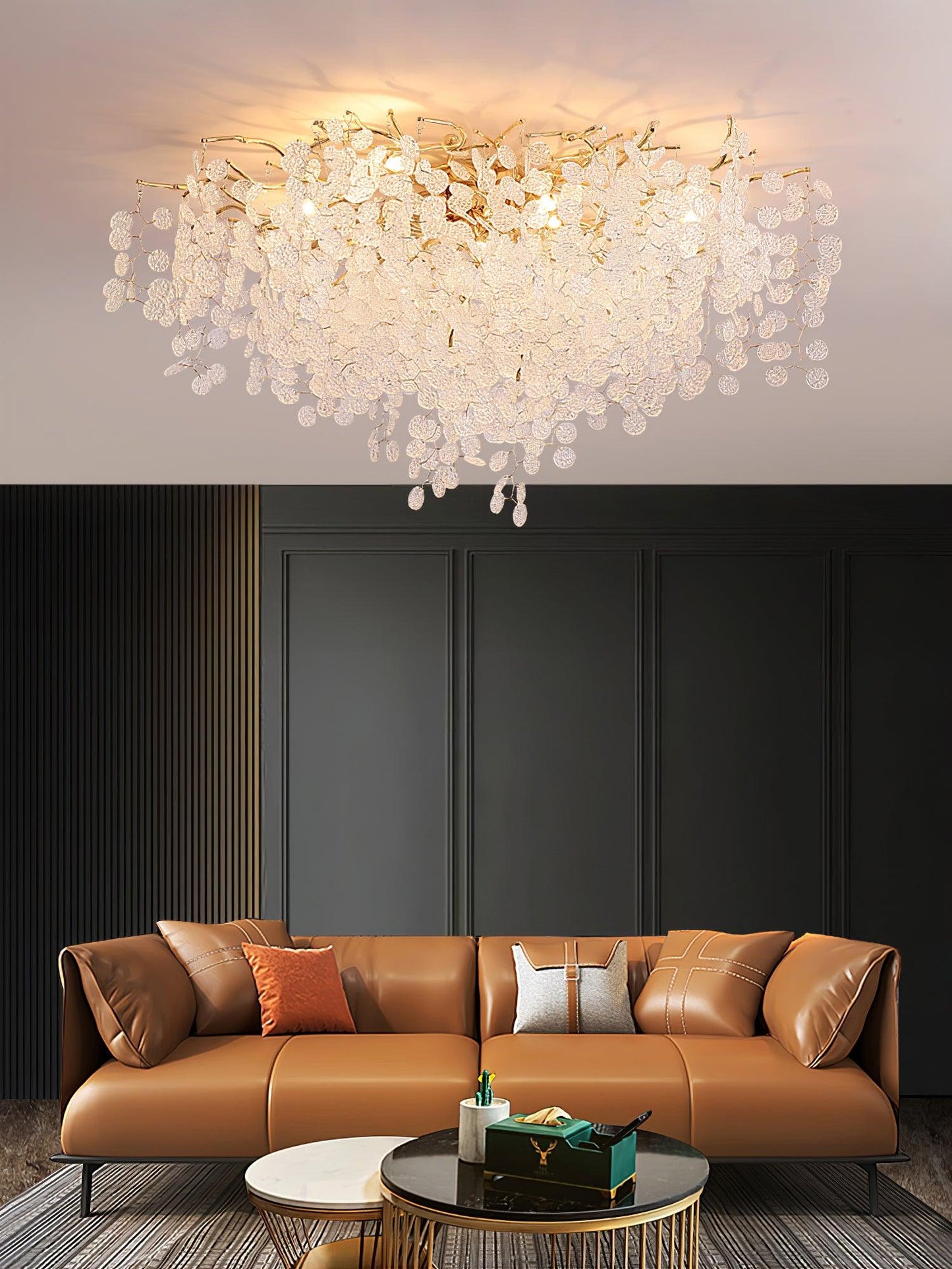 Shiro Noda Ceiling Lamp | Frosted Glass & Metal | Multiple Diameter Options