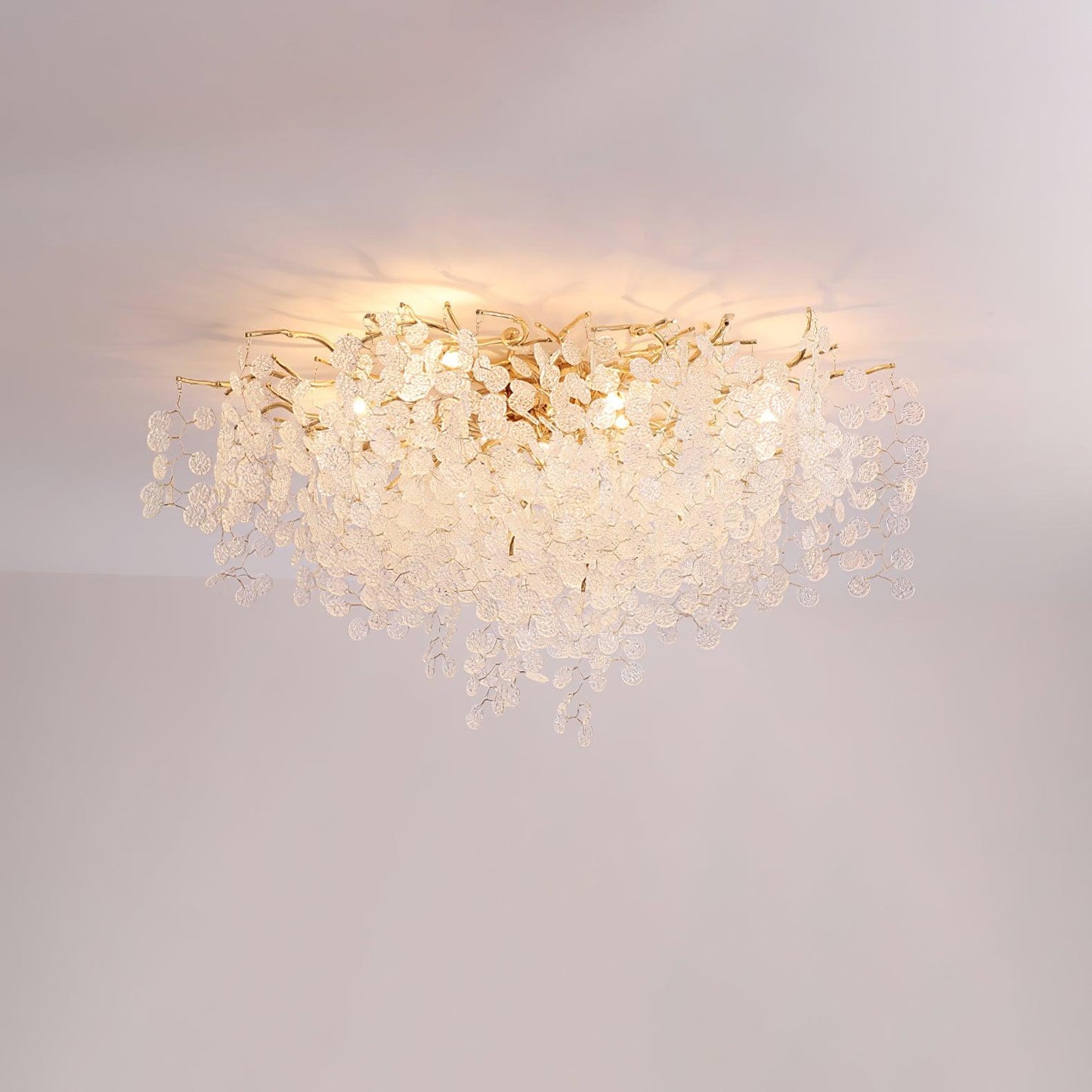 Shiro Noda Ceiling Lamp | Frosted Glass & Metal | Multiple Diameter Options