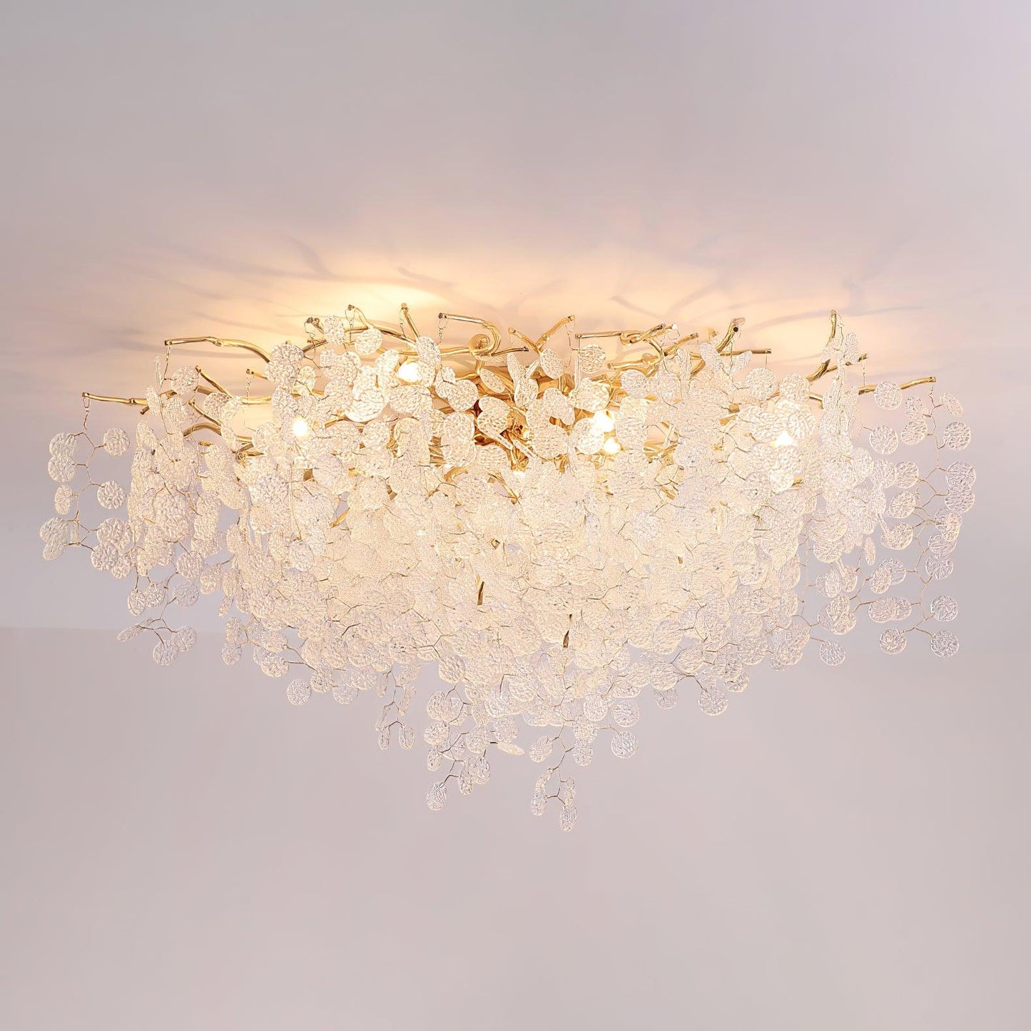 Shiro Noda Ceiling Lamp | Frosted Glass & Metal | Multiple Diameter Options