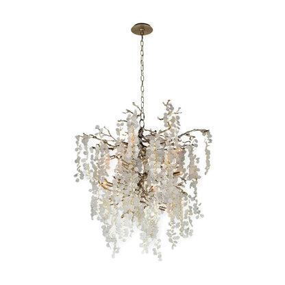 Crystal Chandelier | Brass & Nickel Finish | Multiple Diameter Options